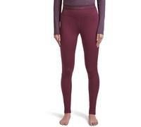 Icebreaker - Women's Merino 200 Zoneknit Leggings - Sous-vêtement mérinos - L - dark berry