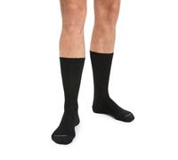 icebreaker - Lifestyle Fine Gauge Crew - Chaussettes en laine mérinos homme Black - L / XL (42.5 - 49)