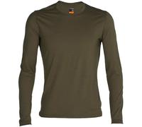 Icebreaker 200 Oasis Long Sleeve Crewe Homme Kaki - Base-layers outdoor hommes XL