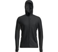 Icebreaker - Polaire en laine de mérinos Merino 260 Quantum LS Zip Hoodie Homme Noir S