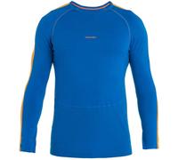 ICEBREAKER M Zoneknit 200 Ls Crewe - Homme - Bleu / Jaune - taille XL- modèle 2024