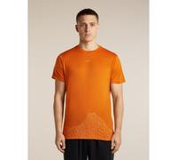 icebreaker - Men Merino 150 Tech Lite SS Tee 3D Mapping - T-shirt en laine mérinos homme Spice - M