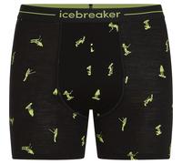 ICEBREAKER Mer 150 Anatomica Boxers Ski Day - Homme - Noir - taille S- modèle 2026