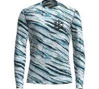 ICEBREAKER Mer 200 Oasis Ls Crewe - Homme - Bleu / Blanc - taille XL- modèle 2025