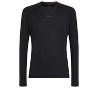 Icebreaker - Merino 125 Zoneknit L/S Crewe - Sous-vêtement mérinos - L - black