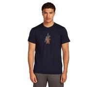 T-shirt Icebreaker 150 Tech Lite Bear Tour manches longues bleu marine marron - L