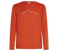 Icebreaker - Merino 150 Tech Lite L/S Tee Rainer Ridge - Haut en mérinos - L - agate