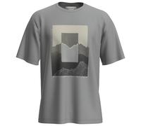 Icebreaker - Merino 150 Tech Lite S/S Relaxed Mountain Shift - Haut en mérinos - L - proto grey