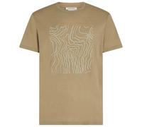 icebreaker - Men Merino 150 Tech Lite SS Tee Great Heights - T-shirt en laine mérinos homme Cumin - S