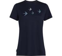 ICEBREAKER Merino 150 Tech Lite Ss Tee Bird Transit W - Femme - Bleu - taille S- modèle 2026