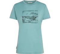 Icebreaker - Women's Merino 150 Tech Lite S/S Tee Terrain - Haut en mérinos - M - hydro