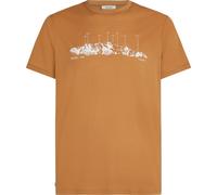 ICEBREAKER Merino 150 Tech Lite Ss Tee Massif - Homme - Marron / Orange - taille M- modèle 2025