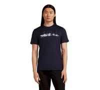 T-shirt Icebreaker 150 Tech Lite The Peaks manches courtes bleu marine - M