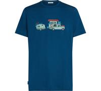 Icebreaker Merino 150 Tech Lite Transportage Short Sleeve T-shirt Bleu S Homme