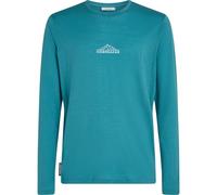 ICEBREAKER Merino 150 Techlite Ls Tee Road To Cook - Homme - Bleu - taille S- modèle 2026