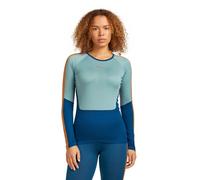 icebreaker - Merino 200 Oasis+ LS Crewe - Maillot thermique laine mérinos femme Atlantis / Hydro / Trail / Cb - S