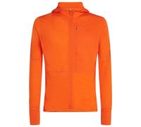 Icebreaker - Merino 200 Realfleece Descender L/S Zip Hoodie - Pull polaire - L - blaze
