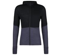 Icebreaker - Merino 200 Realfleece Descender L/S Zip Hoodie - Pull polaire - XL - black / graphite