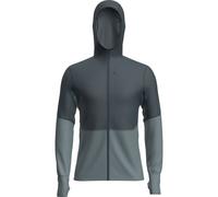 ICEBREAKER Merino 200 Realfleece Descender Ls Zip H - Homme - Gris - taille XL- modèle 2025