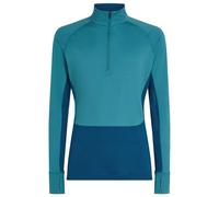 Icebreaker - Merino 200 Zoneknit L/S Half Zip - Sous-vêtement mérinos - M - atlantis / topaz / cb