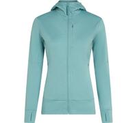 ICEBREAKER Merino 260 Quantum Ls Zip Hoodie W - Femme - Bleu - taille XS- modèle 2026