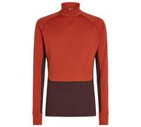 Icebreaker - Merino 260 Zoneknit L/S Half Zip - Sous-vêtement mérinos - XXL - java / agate / cb