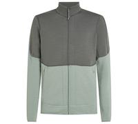 Icebreaker - Merino 400 RealFleece Descender L/S Zip - Pull en laine mérinos - M - galaxy / moss
