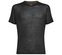 Icebreaker Merino Blend 75 Cool-lite™ Featherlight™ Crewe Short Sleeve Base Layer Noir L Homme