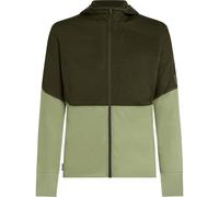 ICEBREAKER Merino Blend 200 Realfleece Descender Ls Zip H - Homme - Vert - taille L- modèle 2026