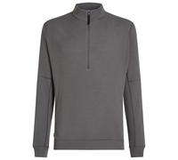 Icebreaker - Merino Blend 260 Waffle Knit Wander L/S 1/2 Zip - Haut en mérinos - L - obsidian