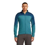 ICEBREAKER Merino 300 Realfleece Descend Ls Zip - Homme - Bleu - taille L- modèle 2026