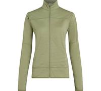 ICEBREAKER Merino Blend 300 Realfleece Descender Ls Zip W - Femme - Vert - taille S- modèle 2026