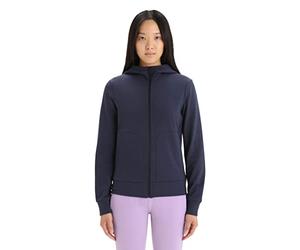 Icebreaker Merino Central Classic Sweat à Capuche zippé à Manches Longues pour Femme