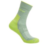 Icebreaker - Merino Hike+ Light Crew - Chaussettes de randonnée - Unisex M | EU 42-44 - seaglass / peridot