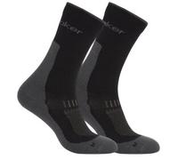 Icebreaker Merino Hike+ Light Crew Men - 2 pack 0A57E9 BLACK/OBSIDIAN Noir M