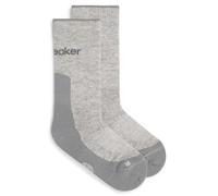 Icebreaker Chaussettes Merino Hike+ Light Crew Femme 41-43 – Blizzard Heather/Alloy
