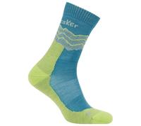 Icebreaker - Merino Hike+ Medium Crew Across The Peaks - Chaussettes de randonnée - Unisex M | EU 42-44 - topaz / peridot / seaglass
