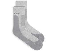 icebreaker - Merino Hike+ Medium Crew - Chaussettes en laine mérinos homme Blizzard Hthr / Alloy - M (42 - 44)