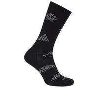 Icebreaker - Merino Lifestyle Ultralight Crew Camp Essentials - Chaussettes multifonctions - Unisex M | EU 42-44 - black / alloy