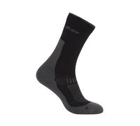 Chaussettes Icebreaker Mer Hike+ Light Crew noir gris - L