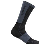 Chaussettes Icebreaker Merino Run+ Ultralight Crew noires - L