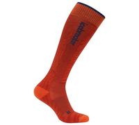 Icebreaker - Merino Ski+ Light OTC Mountain Contour - Chaussettes de ski - Unisex S | EU 39-41.5 - agate / fervid / atlantis