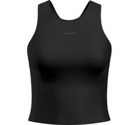 Icebreaker - Brassière en laine de mérinos - W Merino 150 Active Cropped Bra-Tank Black pour Femme en Laine - Taille M - Noir Noir M