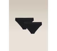 icebreaker - Merinos 150 Siren Bikini 2 Pack - Culotte femme Black - M