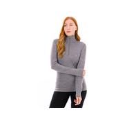 Icebreaker Mérinos 200 Oasis 1/2 Zip vêtement running femme Mérinos 200 Oasis 1/2 Zip L Gris/argent