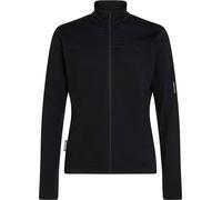 Icebreaker - Polaire chaude et technique - M Merino Blend 300 RealFleece Descender LS Zip Black pour Homme en Laine - Taille L - Noir Noir L