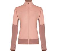 Icebreaker - Polaire chaude et technique - W Merino Blend 300 RealFleece Descender LS Zip Summit/Blush/Cb pour Femme en Laine - Taille S - Rose Rose S