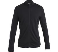 Icebreaker - Polaire en laine de mérinos - M Merino 260 Quantum LS Zip Black pour Homme en Laine - Taille S - Noir Noir S