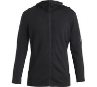 Icebreaker - Polaire en laine de mérinos - M Merino 260 Quantum LS Zip Hoodie Black pour Homme en Laine - Taille M - Noir Noir M