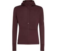 Icebreaker - Polaire technique - M Merino Blend 200 RealFleece Descender LS Zip Hoodie Java pour Homme en Laine - Taille 39-41,5 - Marron Marron 39-41,5